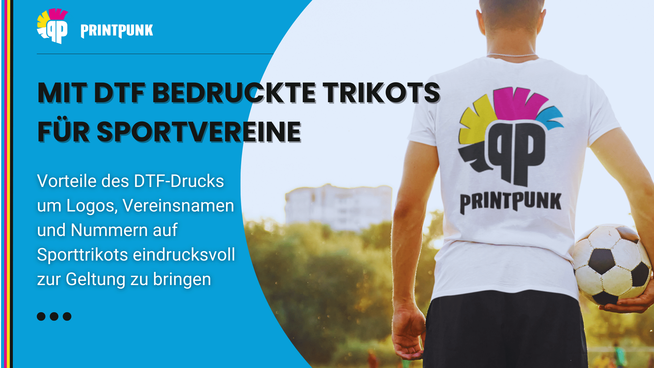 DTF bedruckte Trikots für Sportvereine