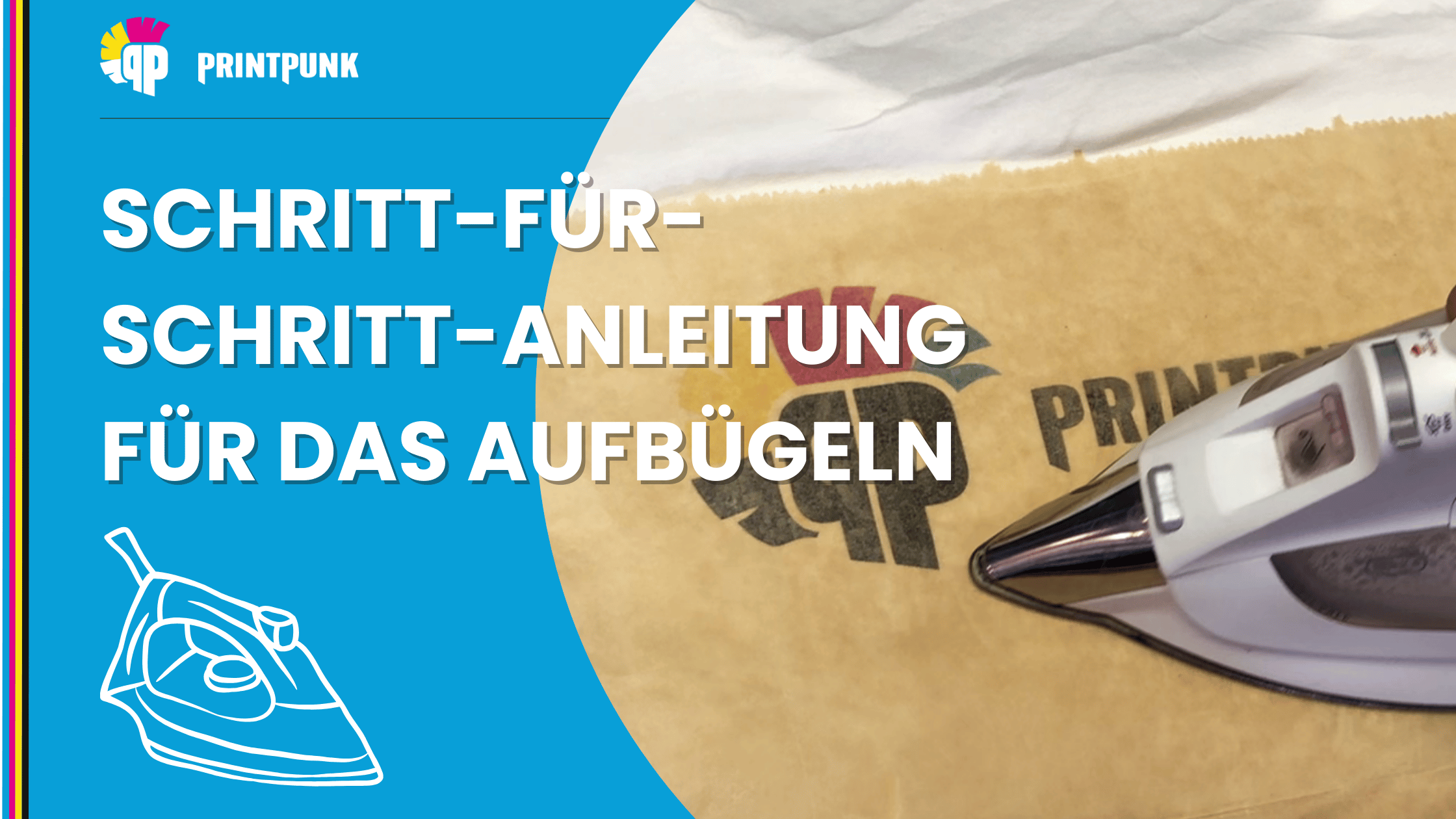 Schritt-für-Schritt-Anleitung für das Aufbügeln